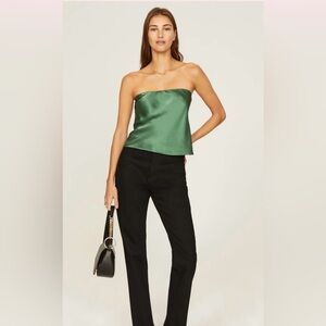 Reformation spritz silk top